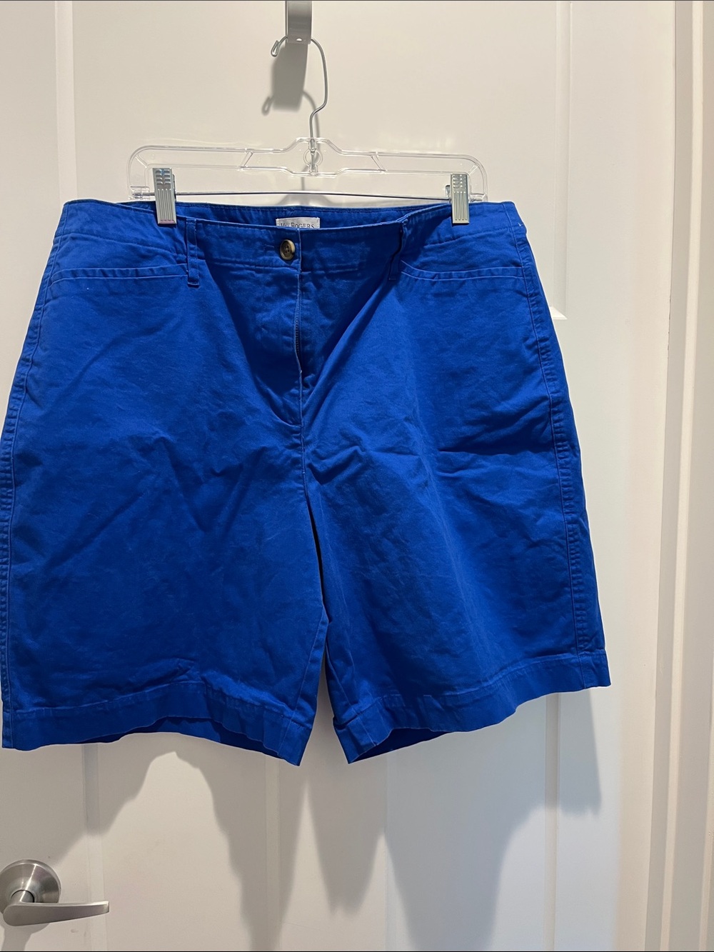 Kim Rogers Bright Cobalt Bermuda Shorts